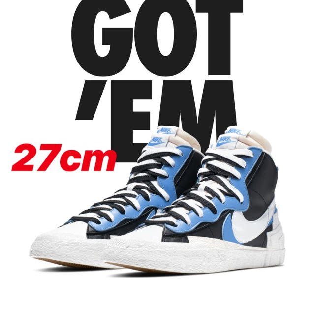 sacai nike blazer mid 27 cm