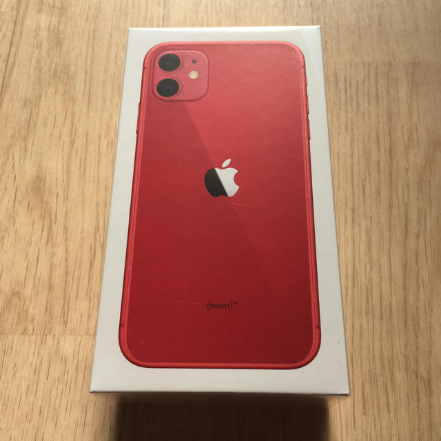 Apple iphone 11 simフリー レッド 未開封 MWLV2J/A