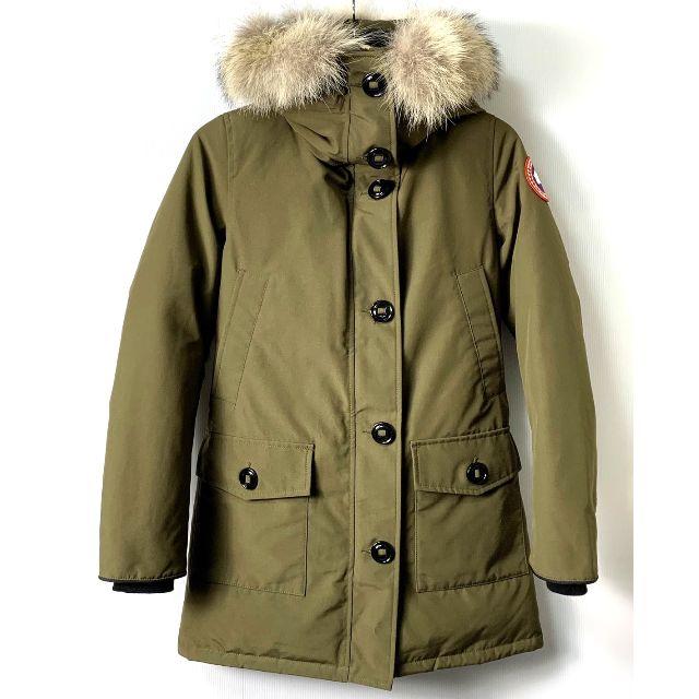 CANADA GOOSE(カナダグース)の【H】2603JL カナダグース ブロンテ パーカー ミリタリーグリーン XS レディースのジャケット/アウター(ダウンジャケット)の商品写真