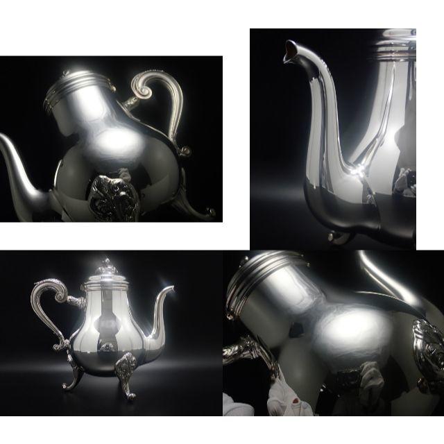 ほぼ新品 クリストフル マルリー ティーポット 純銀p シルバー