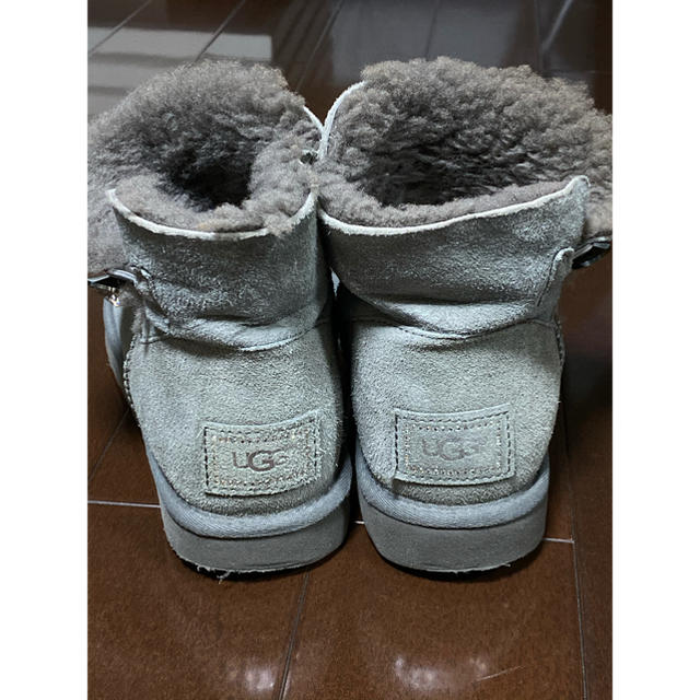 UGG シープスキン♡ブーツ♡スワロフスキー♡グレー♡24.0センチ 2