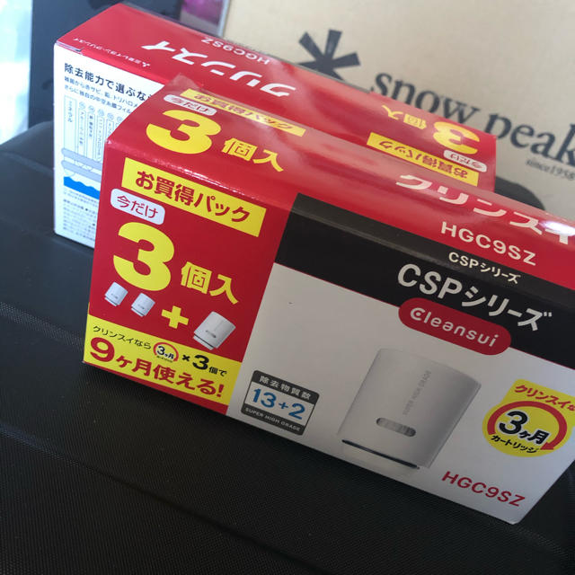 三菱(ミツビシ)のHGC9SZ 6個 クリンスイカートリッジ インテリア/住まい/日用品のキッチン/食器(浄水機)の商品写真