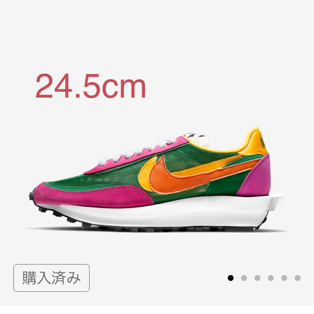 NIKE(ナイキ)のNike Sacai LDWaffle パイングリーン メンズの靴/シューズ(スニーカー)の商品写真