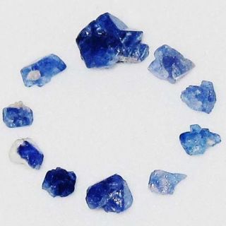 GEM》「ブルースピネル」原石 10pcs　3ct ケース付(その他)