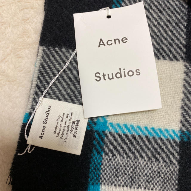 ACNE(アクネ)のacne Studios大判ストールチェック柄 レディースのファッション小物(マフラー/ショール)の商品写真