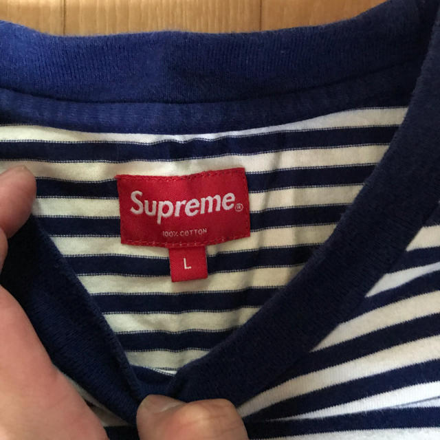 Supreme(シュプリーム)のsupreme  ボーダーロンT メンズのトップス(Tシャツ/カットソー(七分/長袖))の商品写真