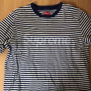 シュプリーム(Supreme)のsupreme  ボーダーロンT(Tシャツ/カットソー(七分/長袖))