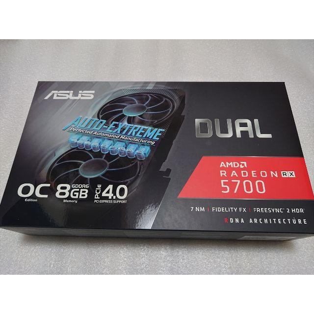 新品 グラフィックボード ASUS DUAL-RX5700-O8G-EVO