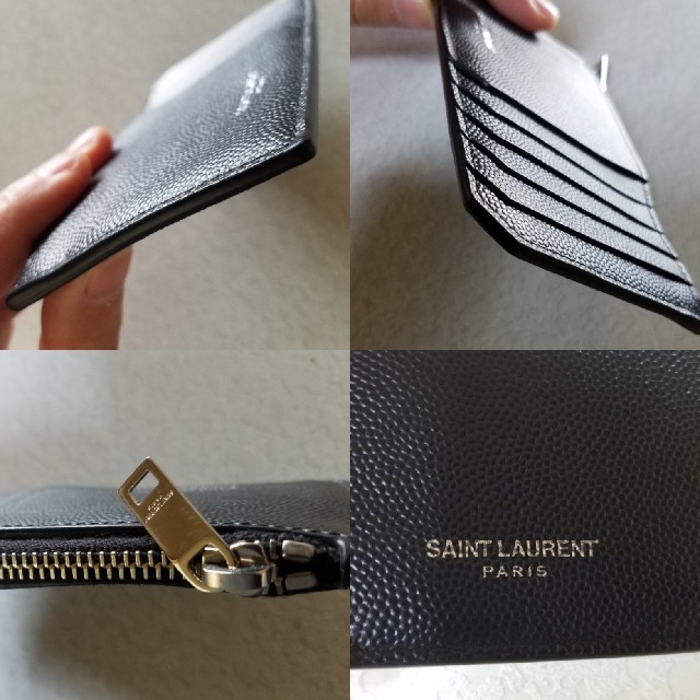 Saint Laurent(サンローラン)のSAINTLAURENT コインケース　黒 メンズのファッション小物(コインケース/小銭入れ)の商品写真