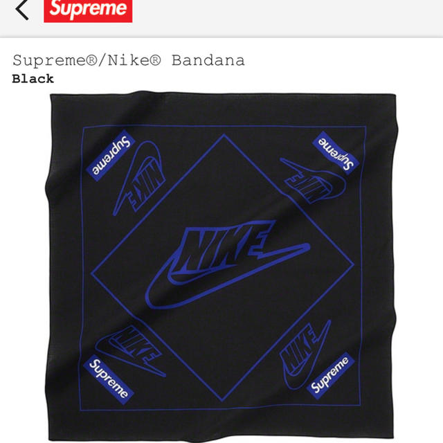 supreme NIKE バンダナ　bandana