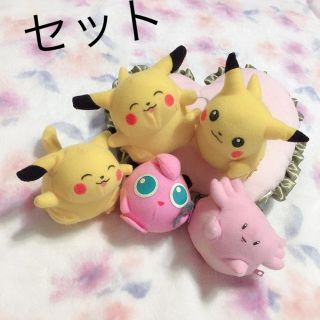 ポケモン(ポケモン)のʚ꒰⑅リバーシブルポケモンセット難あり⑅꒱ɞ(ぬいぐるみ)