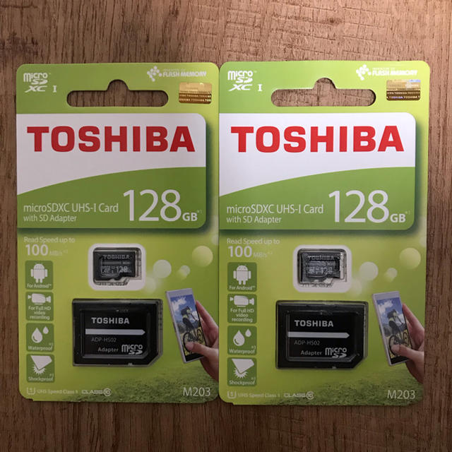 microSDカード 128GB 東芝TOSHIBA【2個セット】