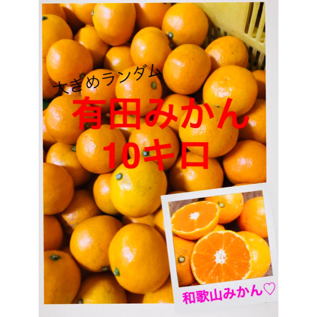 和歌山有田みかんM〜3L大きめランダム10キロ 完熟！ 食品/飲料/酒の食品(フルーツ)の商品写真