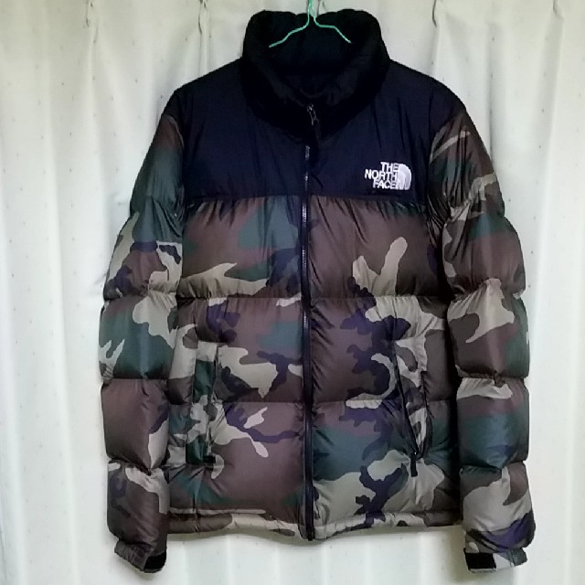 THE NORTH FACE ヌプシダウンジャケット 迷彩 Lメンズ