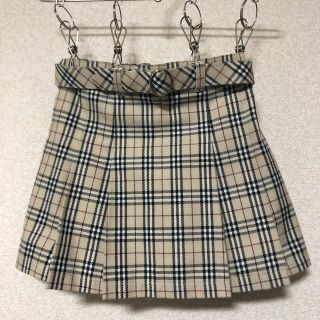 バーバリー(BURBERRY)のBurberryプリーツスカート　90cm(スカート)