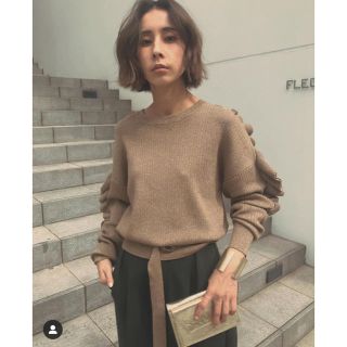 アメリヴィンテージ(Ameri VINTAGE)のAmeri vintage SEA ANEMONE KNIT TOP(ニット/セーター)