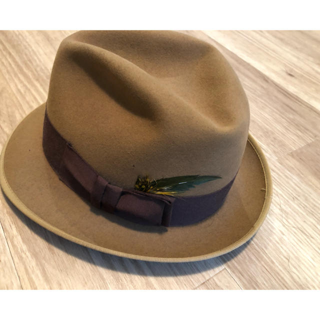 Borsalino(ボルサリーノ)のビンテージハット　アメリカ製 メンズの帽子(ハット)の商品写真