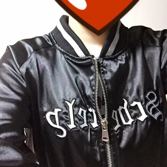 しまむら(シマムラ)のロゴ入りスタジャン レディースのジャケット/アウター(スタジャン)の商品写真