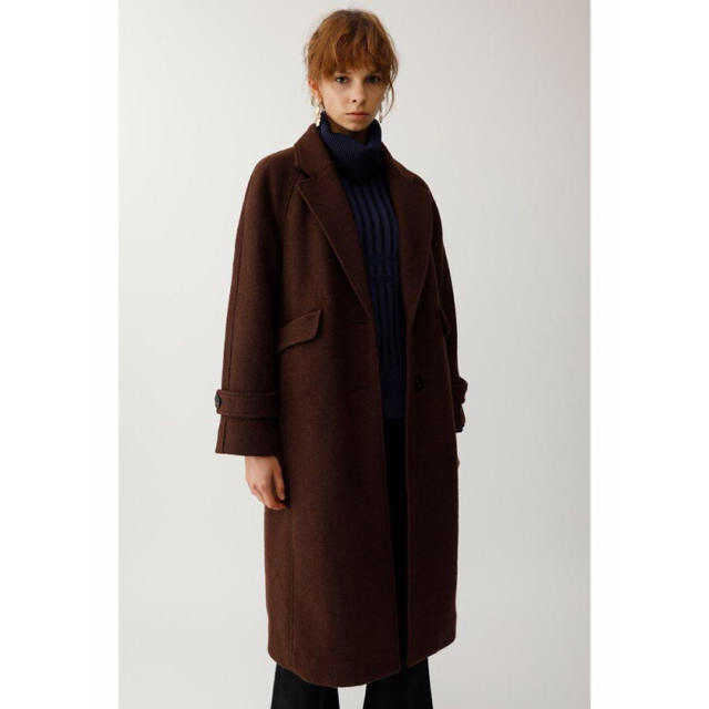 moussy SINGLE BREASTED WOOL COAT