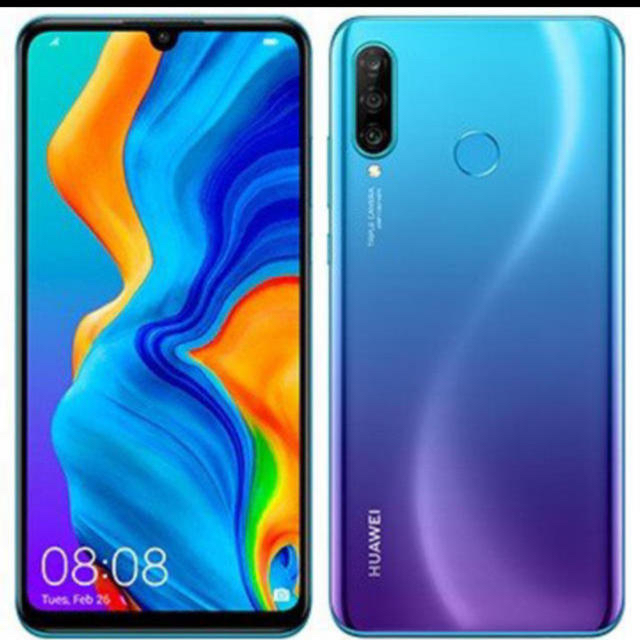 新品未使用 HUAWEI P30 lite ピーコックブルー SIMフリー - www ...