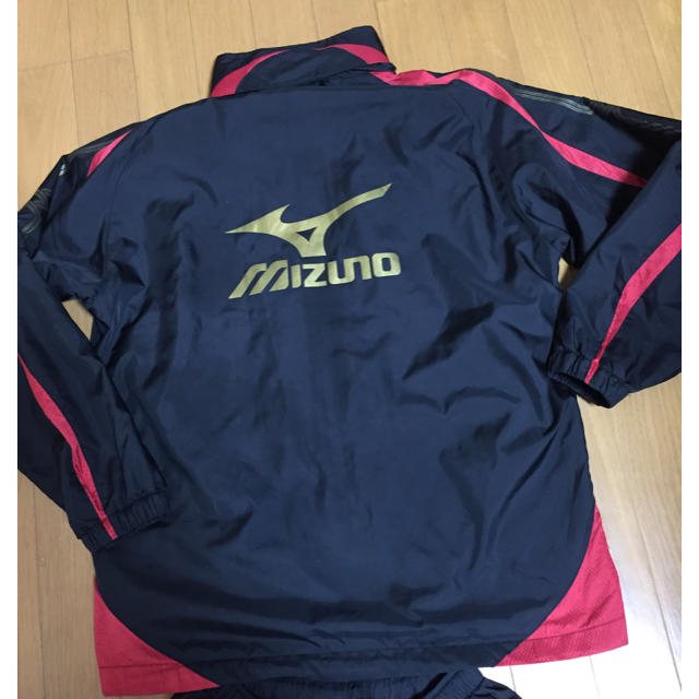 MIZUNO(ミズノ)のミズノウインドブレーカー上下#上160cm 下150cm  お値下げしました❗️ スポーツ/アウトドアのランニング(ウェア)の商品写真