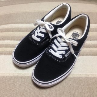 ヴァンズ(VANS)のVANS 黒スニーカー＊23.5cm(スニーカー)