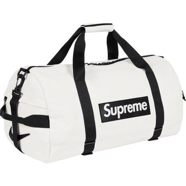 Supreme®/Nike® Leather Duffle Bag white