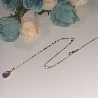 ジュエリーツツミ(JEWELRY TSUTSUMI)のK10YG ライトアメシストネックレス(ネックレス)