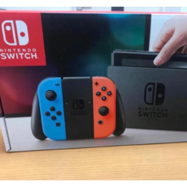 送料無料 新品 任天堂 ニンテンドースイッチ 本体 ネオンブルーレッド