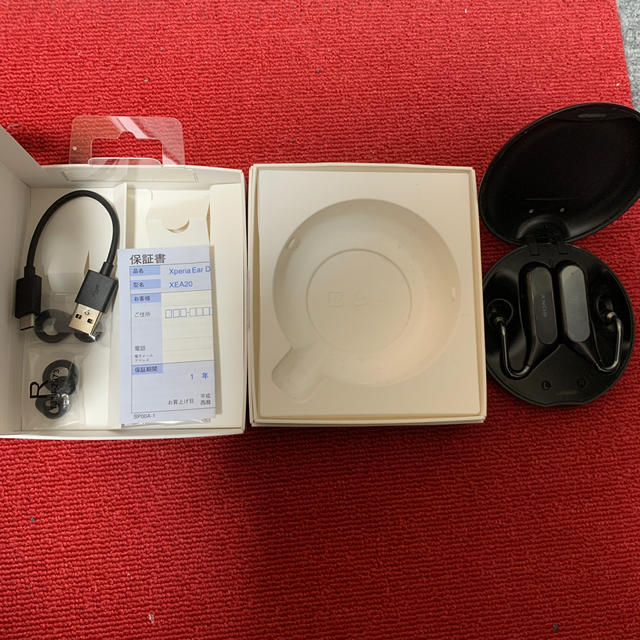 SONY(ソニー)のxperia Ear Duo (XEA20) スマホ/家電/カメラのオーディオ機器(ヘッドフォン/イヤフォン)の商品写真