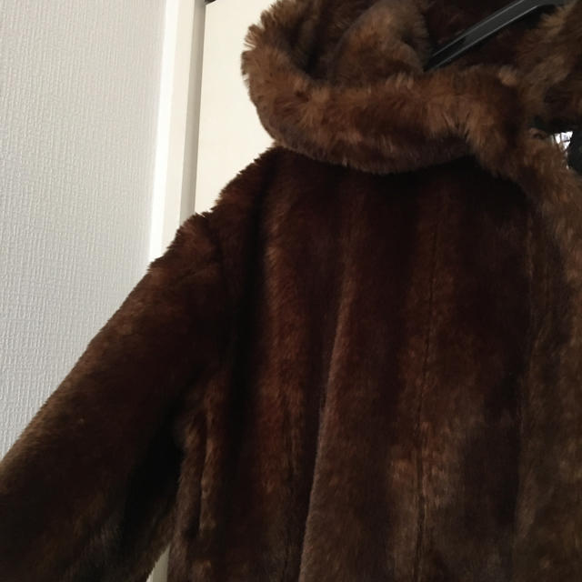 ZARA(ザラ)のZARA ファーコート　美品 レディースのジャケット/アウター(毛皮/ファーコート)の商品写真