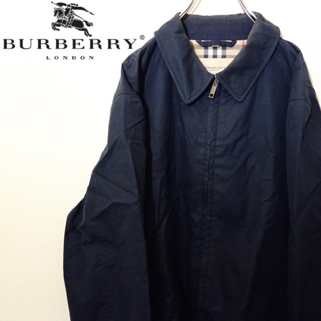 BURBERRY(バーバリー)のフォロー割 バーバリーロンドン スイングトップ ビッグシルエット ホース刺繍 メンズのジャケット/アウター(ブルゾン)の商品写真