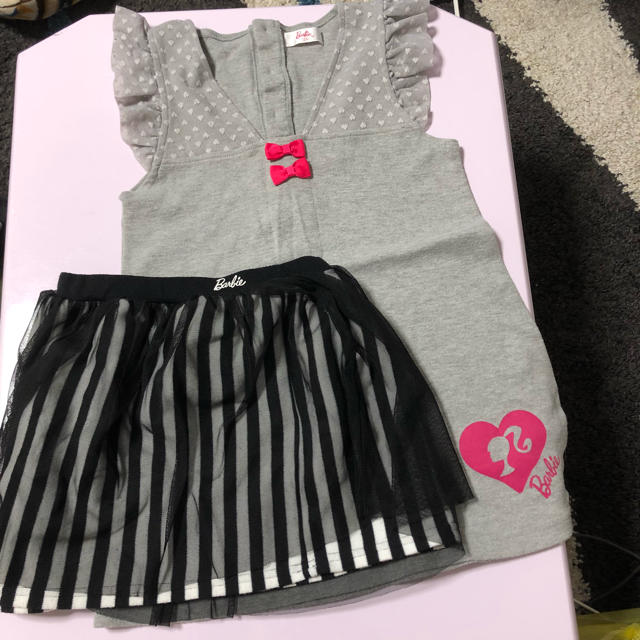 Barbie(バービー)のBarbie♥︎4点セット キッズ/ベビー/マタニティのキッズ服女の子用(90cm~)(スカート)の商品写真