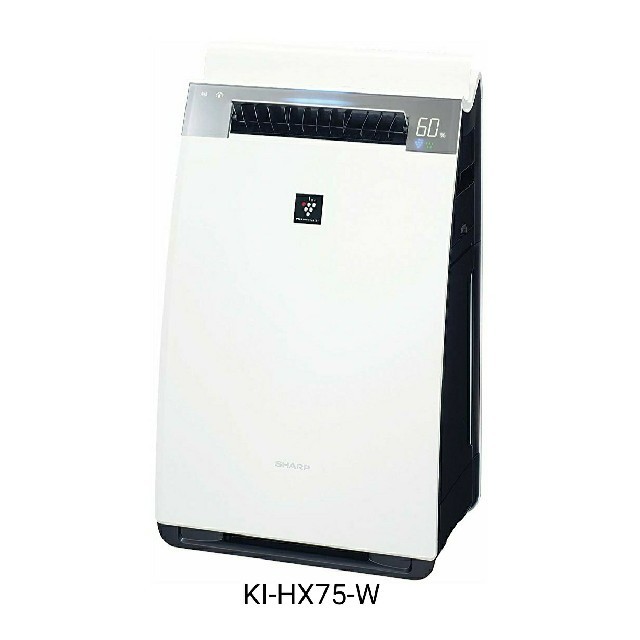 ［新品送料無料］SHARP 加湿空気清浄機　KI-HX75-W