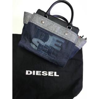 ディーゼル(DIESEL)の《DIESEL》ディーゼル ×デニムロゴパッチバッグ f196(ハンドバッグ)