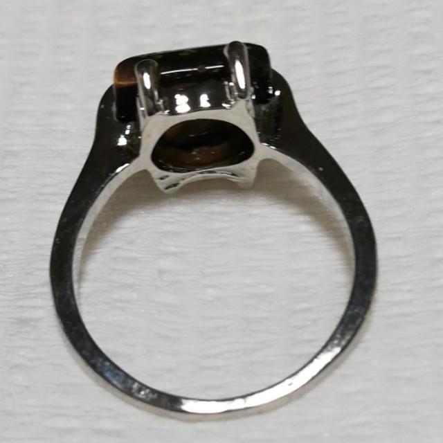 天然石　リング　タイガーアイ　20号　ユニセックス レディースのアクセサリー(リング(指輪))の商品写真