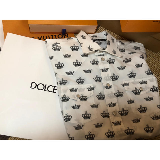 メンズ新品半額　d&g DOLCE&GABBANA ドルチェアンドガッバーナ シャツ