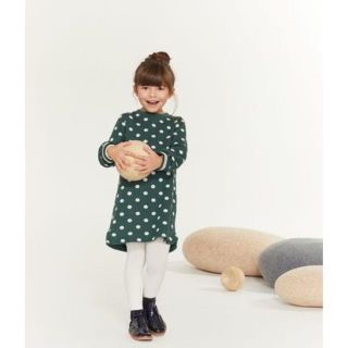 プチバトー(PETIT BATEAU)のmaruri様専用♡8ans プチバトー ジャガードドットワンピース(ワンピース)