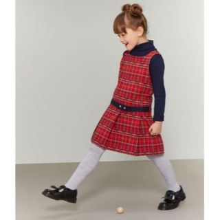 プチバトー(PETIT BATEAU)の深草庵様専用♡4ans プチバトー タータンチェックジャンパースカート(ワンピース)