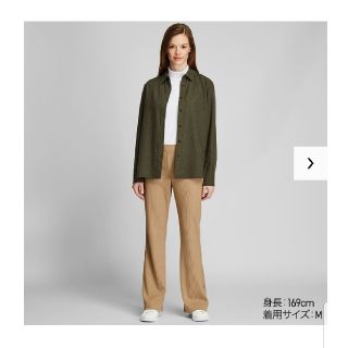 ユニクロ(UNIQLO)の新品＊UNIQLO＊リブフレアパンツ(カジュアルパンツ)