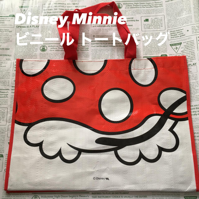 Disney(ディズニー)の【EE様 専用】 Disney Minnie ビニール トートバッグ キッズ/ベビー/マタニティのこども用バッグ(トートバッグ)の商品写真