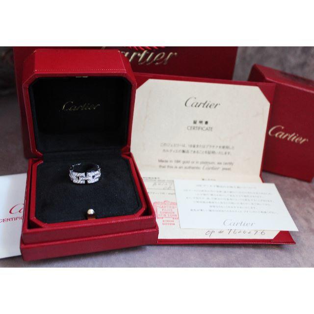 Cartier☆マイヨンパンテールリング☆極美品☆52ハーフダイヤWG