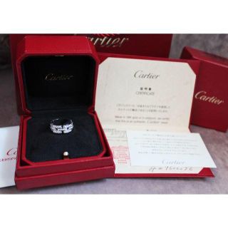 カルティエ(Cartier)のCartier☆マイヨンパンテールリング☆極美品☆52ハーフダイヤWG(リング(指輪))