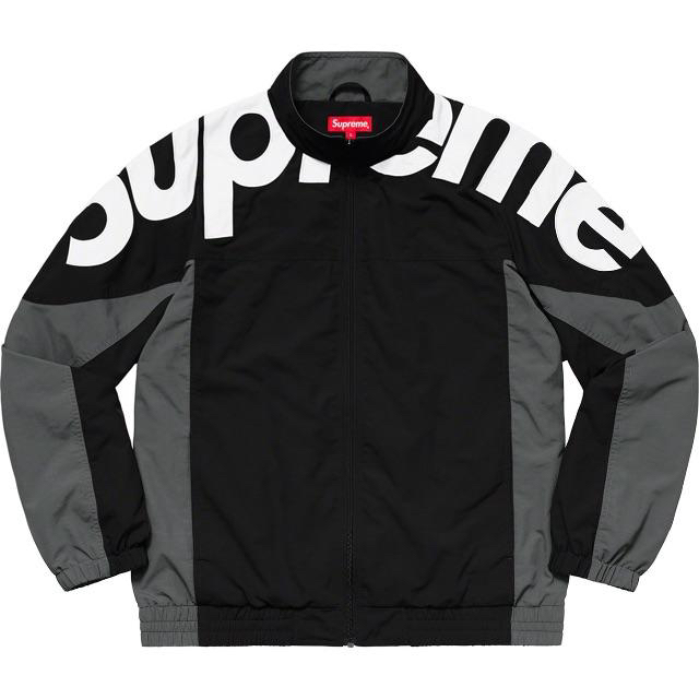 【海外限定】 SUPREME - Supreme Shoulder M Jacket Track logo ナイロンジャケット