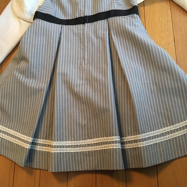 ワンピース&ボレロ　120 キッズ/ベビー/マタニティのキッズ服女の子用(90cm~)(ドレス/フォーマル)の商品写真