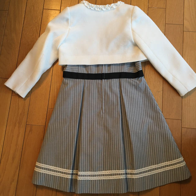 ワンピース&ボレロ　120 キッズ/ベビー/マタニティのキッズ服女の子用(90cm~)(ドレス/フォーマル)の商品写真