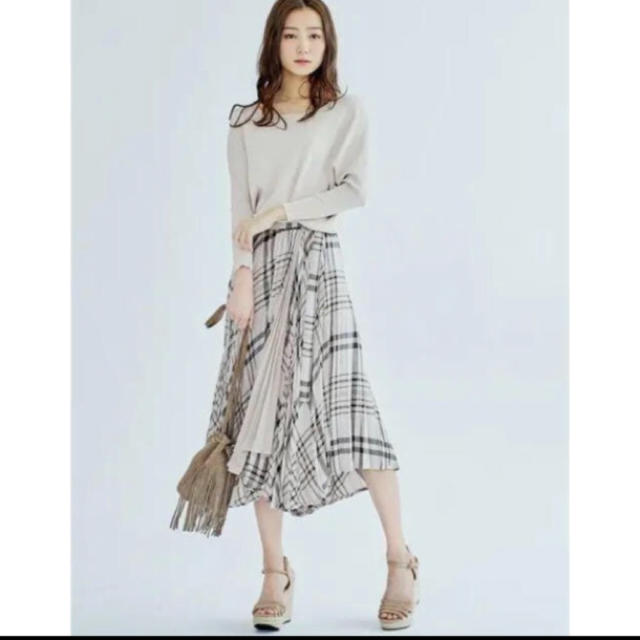 COCO DEAL(ココディール)のココディール♡先染めチェックプリーツラップスカート  レディースのスカート(ロングスカート)の商品写真