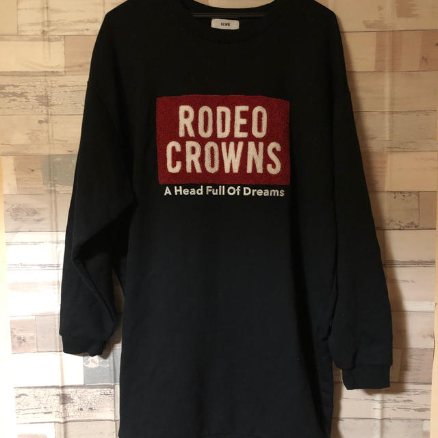 RODEO CROWNS(ロデオクラウンズ)の❤RODEO  CROWNSトレーナーワンピース❤ レディースのトップス(トレーナー/スウェット)の商品写真