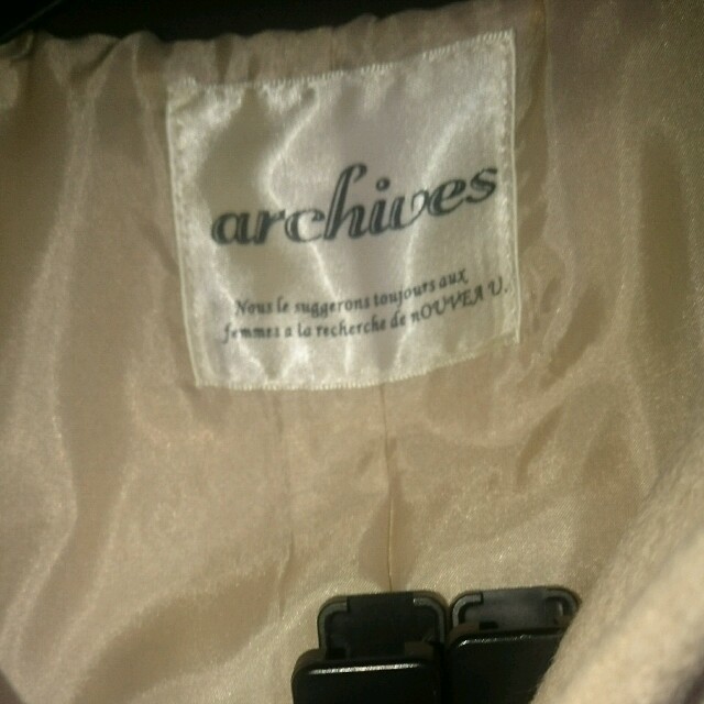 archives(アルシーヴ)のarchives ダッフルコート レディースのジャケット/アウター(ダッフルコート)の商品写真