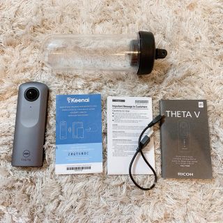 リコー(RICOH)のRICOH THETA V（リコー　シータ）専用ケース　説明書　ケーブル　(コンパクトデジタルカメラ)